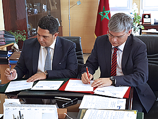 image 1 La signature de l’Accord de Cooperation entre l’Universite Federale du Caucase du Nord et l’Universite Mohammed V de Rabat (Royaume du Maroc) avec le soutien de l’organisation « RACUS » et la representation de Rossotrudnitchestvo au Maroc