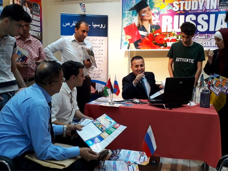 image 5 Organisation RACUS a participé au salon de formation « Étudier en Russie — 2019 » à Amman (Jordanie)