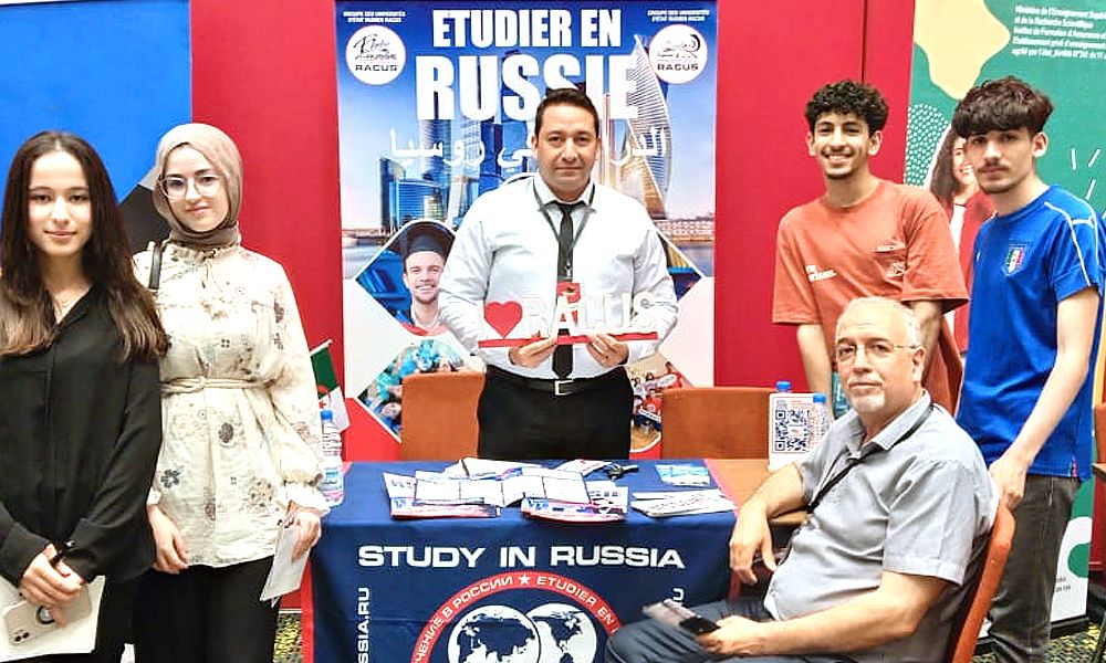 The group of Russian state universities RACUS opened the summer season of education exhibitions in Algeria. On June 20, 2023, Russian higher education was presented at the international exhibition at the Park Mall Hotel and Conference Center in Setif. On June 22, 2023, the Organization participated in an exhibition at the Ecole Superieure de l'Hotellerie et Restauration in Oran.