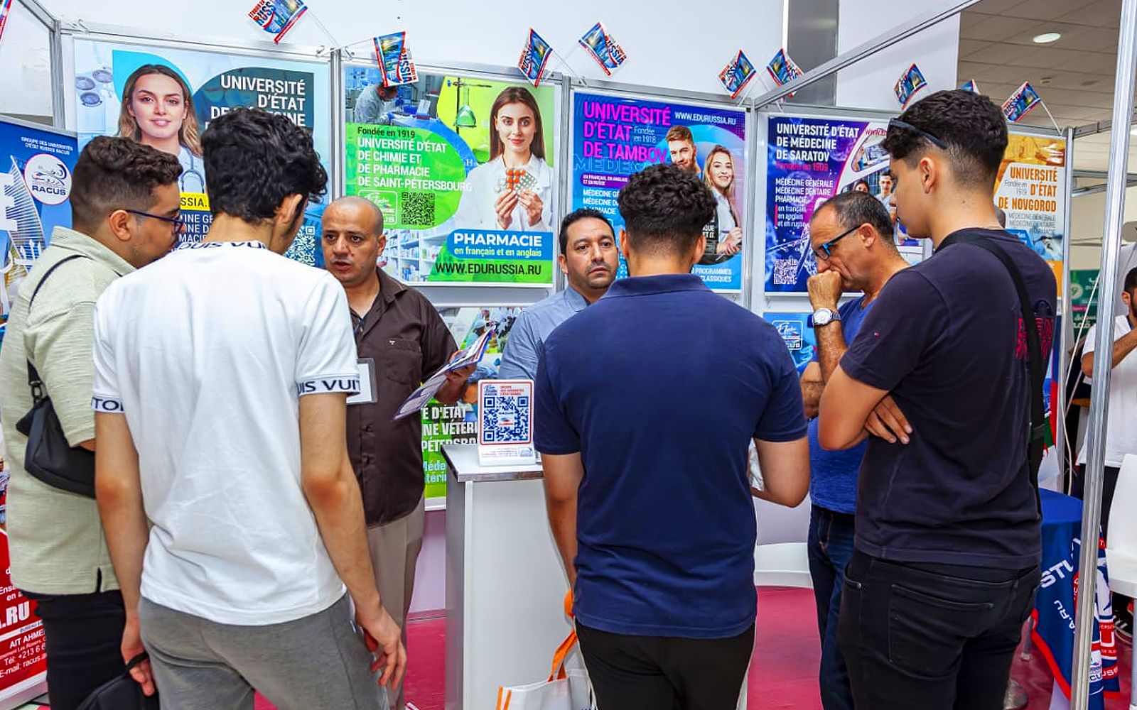 picture 1 Group of Russian state universities RACUS presented Russian higher education at an international education exhibition in Algiers (Algeria)