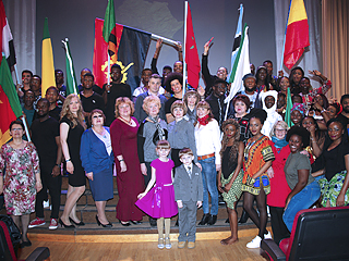 image 1 Fête de la culture africaine l’Afrique d’Or menée sous le soutien de l’organisation RACUS a l’Université d’État de médecine de Saratov