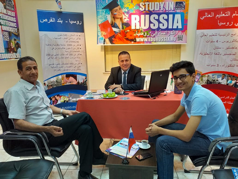 image 1 Organisation RACUS a participé au salon de formation « Étudier en Russie — 2019 » à Amman (Jordanie)