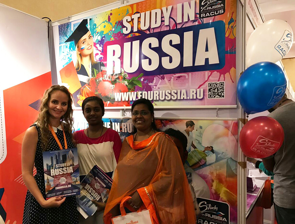 picture 3 RACUS organization took part in the international educational expo tour in India