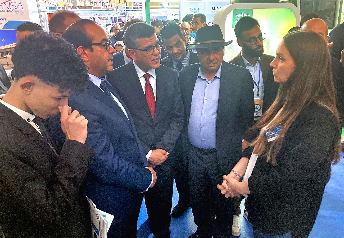 image 2 Derniers salons d’éducation : fin de la « saison de printemps » (janvier — mars 2023) de la tournée d’expositions au Maroc — les villes de Béni Mellal et Larache