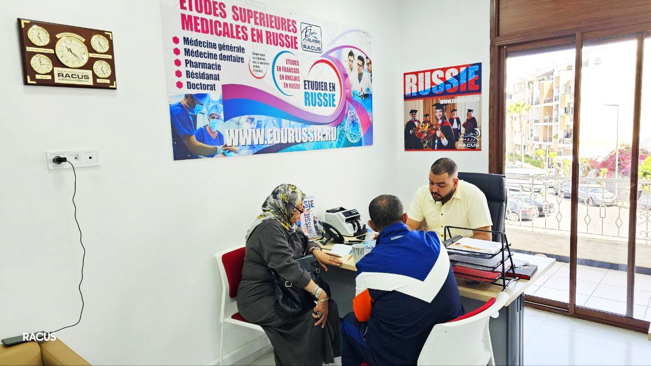 Anyone could visit the Open Days. We hold such events for Moroccan citizens every year, because individual meetings like that have proven to be the most efficient. The personal consultations were attended by the General Director of RACUS organization, Avbakar Nutsalov, Assistant Director-General Maria Rastopshina and the General Director of the ARESMA Agency, Lev Alekseevich Korneev.