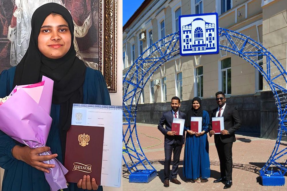 image 2 Zakir Hussain Sumaiya Farhana (Inde), titulaire de la bourse de RACUS Avenir brillant, a obtenu un diplome avec mention