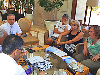 picture 2 Meeting of Russian State Universities’ delegation, members of RACUS group, with authorities of University of Sousse and University of Carthage (Republic of Tunisia)