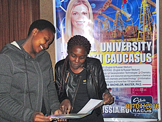 image 1 Tenue du salon spécialisé de formation « Étudier en Russie — 2016 » organisé par l’organisation RACUS à Gweru (Zimbabwe)