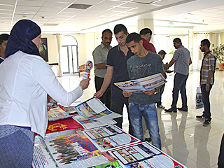 picture 2 Holding of the first educational exhibition «Study in Russia – 2015» by “RACUS” organization in cooperation with Russian Center of Science and Culture in Bethlehem, Palestine