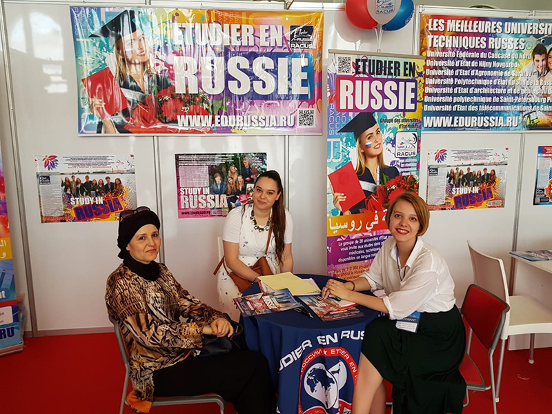 image 7 Organisation RACUS a organisé le salon de formation « Étudier en Russie — 2019 »  et a participé aux salons de formation internationaux en Algérie