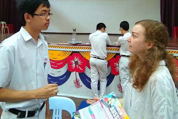 image 4 Participation de l’organisation RACUS au salon de formation dans une école indépendantе chinoise à Kuala Lumpur (Malaisie)