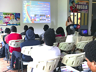 image 4 Organisation RACUS a tenu le salon d’étudiant spécialisé « Étudier en Russie — 2018 » et des séminaires dans les établissements d’enseignement à Harare et à Mutare (Zimbabwe)