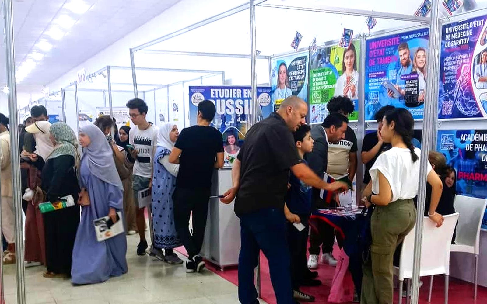 picture 5 Group of Russian state universities RACUS presented Russian higher education at an international education exhibition in Algiers (Algeria)