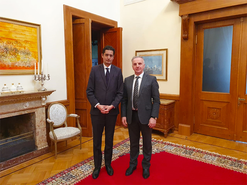 image 1 Rencontre entre le Directeur général de l’organisation RACUS Avbakar Nutsalov et l’Ambassadeur Extraordinaire et Plénipotentiaire de Sa Majeste le Roi du Maroc en Russie Lotfi Bushaara