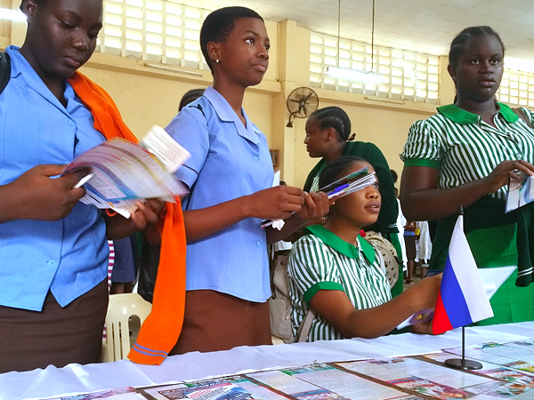 picture 9 RACUS organization held the specialized educational seminars in schools of Yaounde and Douala and took part in Festival Fomaric – Week-end des Communautes with support of the Consulate of the Russian Federation in Douala, the Republic of Cameroon