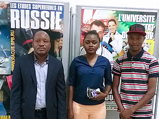 image 3 La tenue du salon specialise de formation «Etudier en Russie – 2017» par l’organisation RACUS en collaboration avec le Centre russe de la science et de la culture a Brazzaville et le Consulat Honoraire de Russie a Pointe-Noire, Republique du Congo