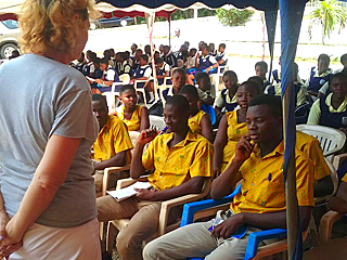 image 3 Participation de l’organisation RACUS au salon international de formation Education Fair — 2016 à Cape Coast (République du Ghana)