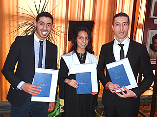 image 3 La ceremonie de distribution des diplomes aux jeunes diplomes des universites d’Etat de Russie du groupe RACUS