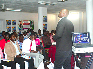 image 8 La tenue de la tournee des salons specialises de formation «Etudier en Russie – 2016» par l’organisation RACUS en collaboration avec le Centre Russe de la Science et de la Culture a Lusaka, dans les grandes villes de Zambie: Lusaka, Ndola, Kitwe