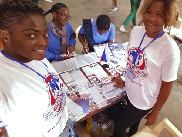 picture 4 RACUS organization held the specialized educational seminars in schools of Yaounde and Douala and took part in Festival Fomaric – Week-end des Communautes with support of the Consulate of the Russian Federation in Douala, the Republic of Cameroon