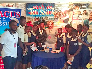 picture 1 Participation of RACUS organization in «Education Fair-2016» in Cape Coast, Republic of Ghana