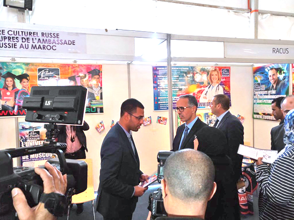 image 2 Participation de l'organisation RACUS aux salons de formation au Maroc en mois du mai 2018 (Sidi Kacem, Larache, Salé, Khemisset, Rabat), tenue des « Journees des portes ouvertes » au bureau de représentation de RACUS à Rabat