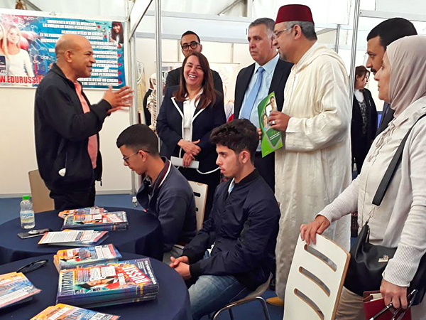 image 8 Participation de l'organisation RACUS aux salons de formation au Maroc en mois du mai 2018 (Sidi Kacem, Larache, Salé, Khemisset, Rabat), tenue des « Journees des portes ouvertes » au bureau de représentation de RACUS à Rabat