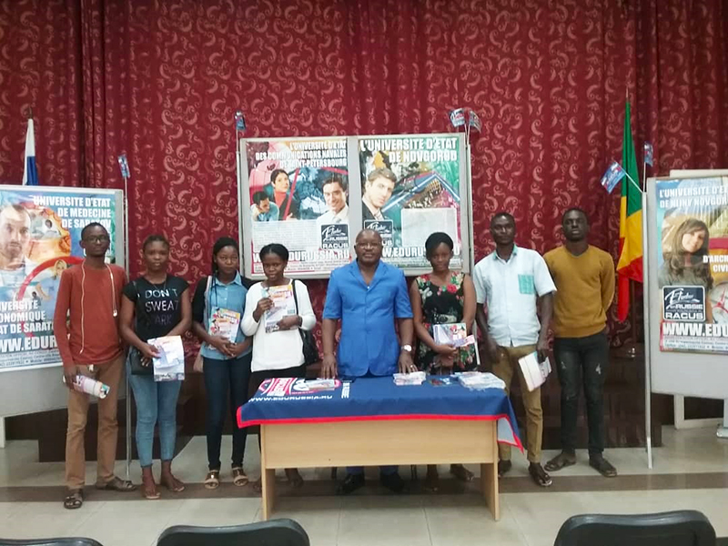 image 2 Les avantages de l'enseignement superieur russe ont ete presentes au salon «Etudier en Russie – 2019» aux candidats de la Republique du Congo