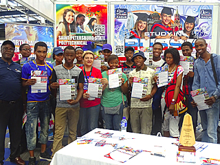 picture 6 Participation of RACUS organization in international educational exhibition “Career Fair – 2016” in Gaborone, Botswana