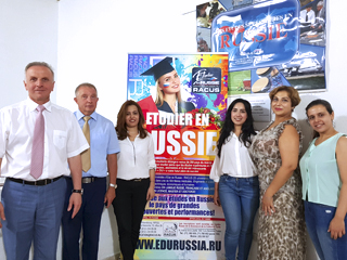 image 4 Les 20–21 juillet 2017 le groupe des universités d’État russes RACUS en collaboration avec l’Ambassade de la Russie en Tunisie et le Centre Russe de la Science et de la Culture a Tunis a tenu le salon de formation « Étudier en Russie — 2017 »