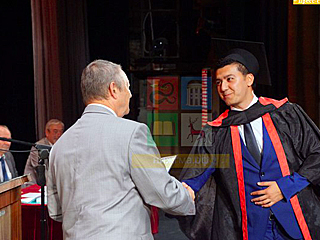 image 7 La ceremonie de distribution des diplomes aux jeunes diplomes des universites d’Etat de Russie du groupe RACUS