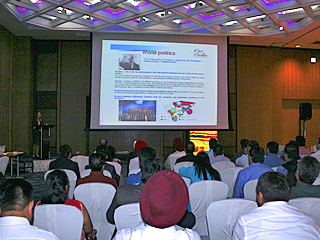 image 3 Participation de l’organisation RACUS au salon international de formation WEBA à Delhi (Inde)