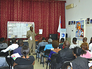 picture 2 RACUS organization’s educational exhibition ‘Study in Russia – 2015’, held in Brazzaville and Pointe-Noire, Congo