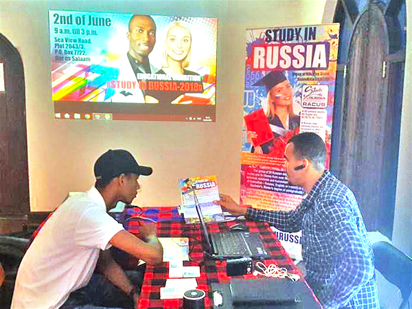 image 4 L’organisation RACUS a tenu le salon de formation specialise «Etudier en Russie 2018» a Dar es Salaam, Tanzanie