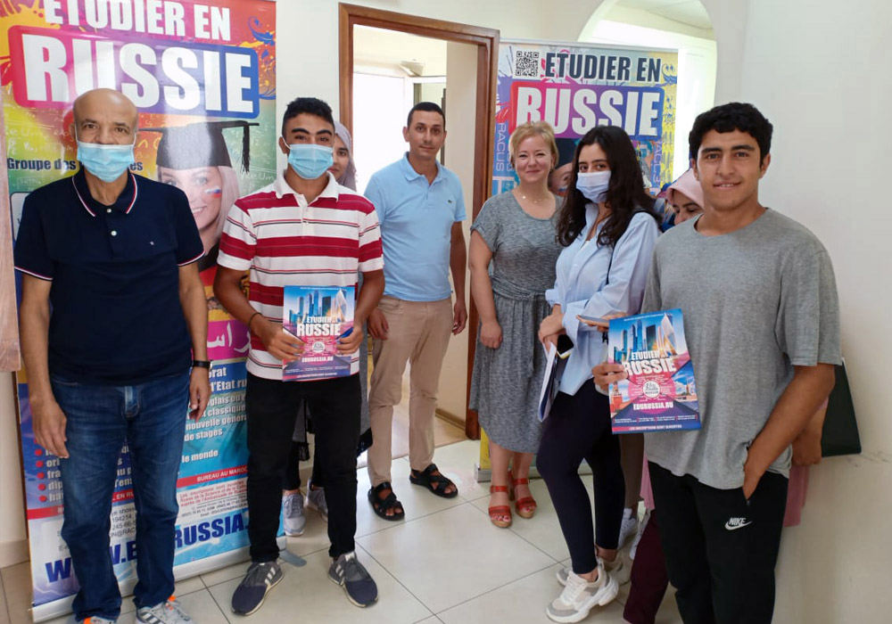 image 1 Les sixièmes Journées Portes Ouvertes d’enseignement supérieur russe ont eu lieu au Maroc : la quantité des visiteurs a augmenté plusieurs fois !