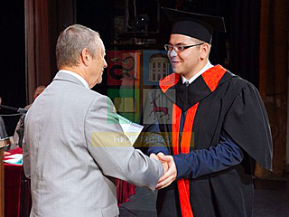 image 8 La ceremonie de distribution des diplomes aux jeunes diplomes des universites d’Etat de Russie du groupe RACUS