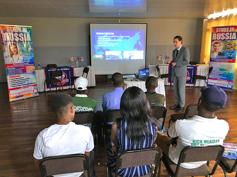 image 3 Organisation RACUS a tenu le salon de l’éducation « Étudier en Russie — 2020 » à Kitwe (Zambie)