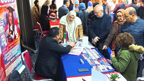 image 1 Le groupe des universites d’Etat russes RACUS a termine sa tournee d’expositions educatives en Algerie.