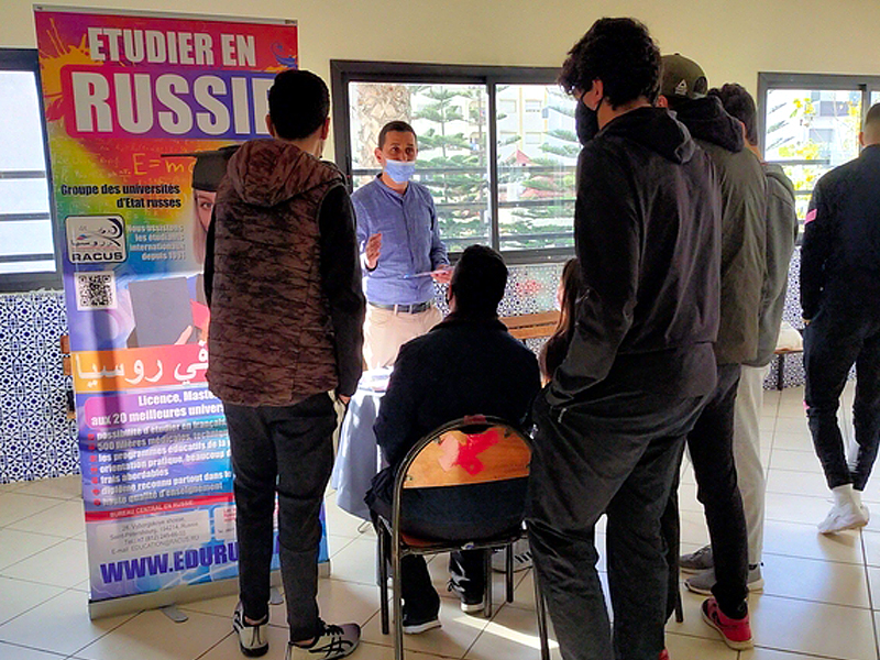 picture 4 RACUS organization participated in the education exhibition tour in Tanger and Tetouan, Kingdom of Morocco