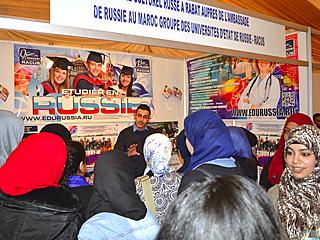 picture 5 RACUS organization participated in the international educational fairs in 7 cities of the Kingdom of Morocco (Tetuan, Meknes, Khouribga, Rabat, Oujda, Fez, Safi)