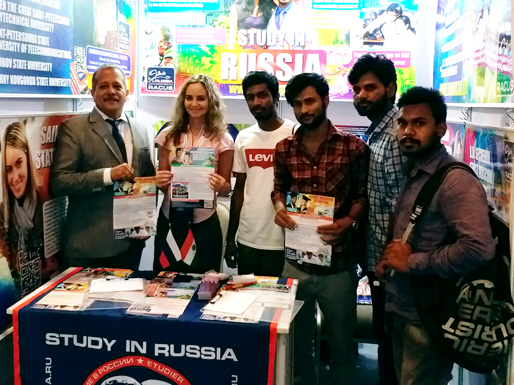 picture Participation of RACUS organization in international educational exhibition in India, Delhi