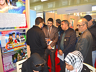 picture 6 RACUS organization participated in the international educational fairs in 7 cities of the Kingdom of Morocco (Tetuan, Meknes, Khouribga, Rabat, Oujda, Fez, Safi)