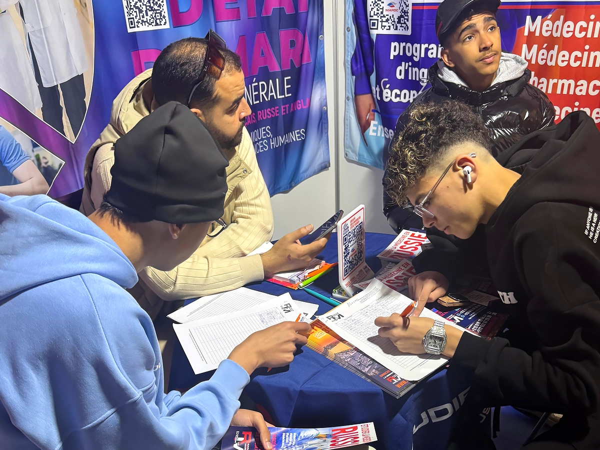 image 2 Meknès (Royaume du Maroc): «RACUS GROUP» a présenté l'enseignement supérieur russe à l'Exposition nationale de l'éducation