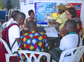 picture 1 RACUS organization participation in Higher education-2016 international educational exhibition in Abidjan (Ivory Coast)