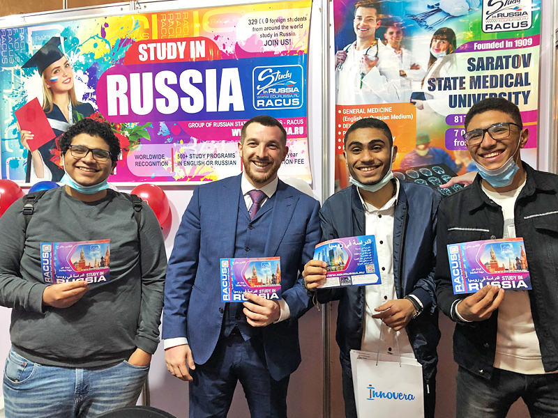 picture 1 RACUS Organization represented the educational potential of Russia at the hugest international education fair in Cairo, Egypt