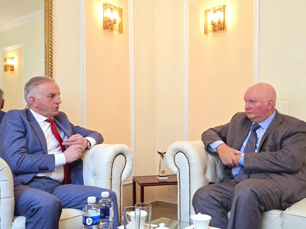 picture 2 Meeting of the General Director of the RACUS Organization, A. Nutsalov, with the Ambassador Extraordinary and Plenipotentiary of the Russian Federation to the Republic of Botswana, A. Kemarskiy