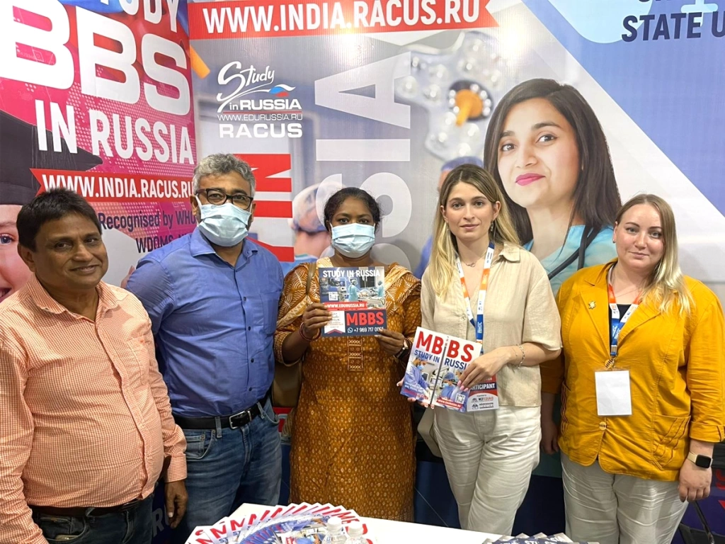 Inde : Le groupe des universités d’État russes RACUS a organisé une grande tournée d’expositions en Inde pour célébrer la publication des résultats de l’examen NEET