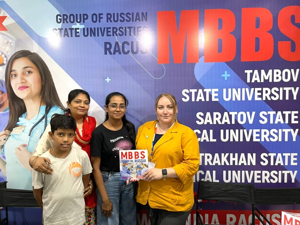 picture 1 India: RACUS Group of Russian State Universities Conducted Large-Scale Exhibition Tour Across India as NEET Exam Results are Released