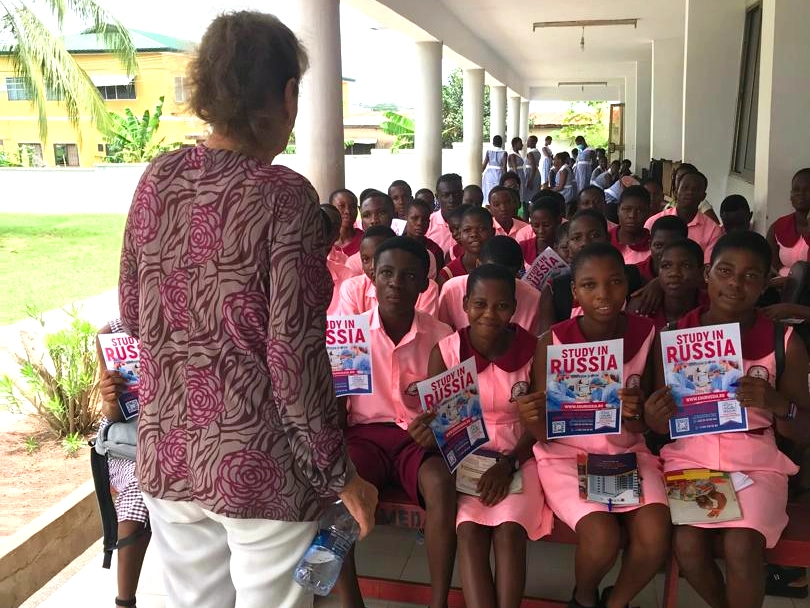 Le Ghana choisit la qualité : l’enseignement supérieur russe lors du salon à Ho et Sogakope  (Ghana)